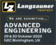 Langzauner ist vom 29. - 30. Oktober 2025 auf der NEC Birmingham